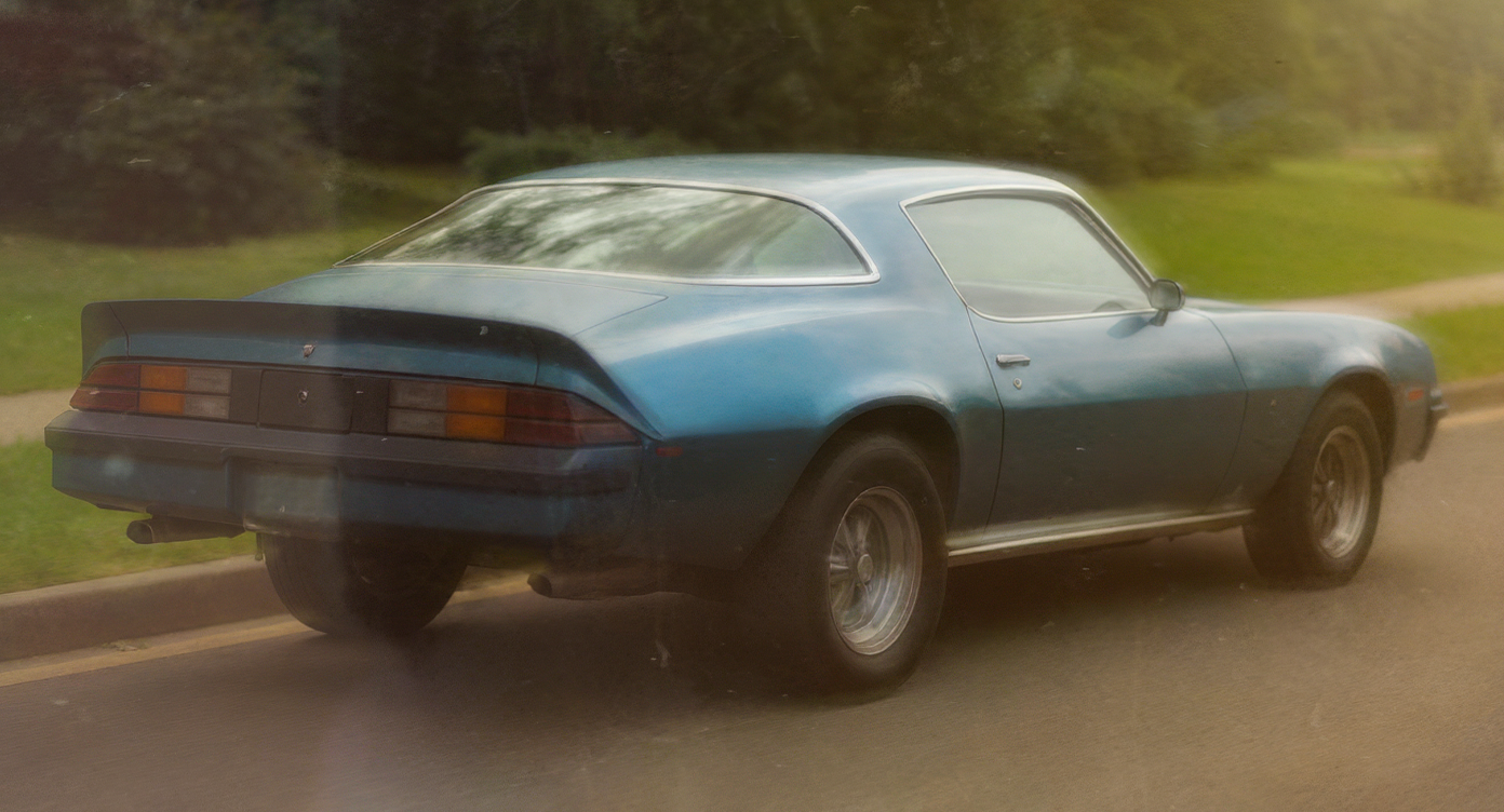 The only picture of my 1979 Chevy Camaro I still have from the early 1990's